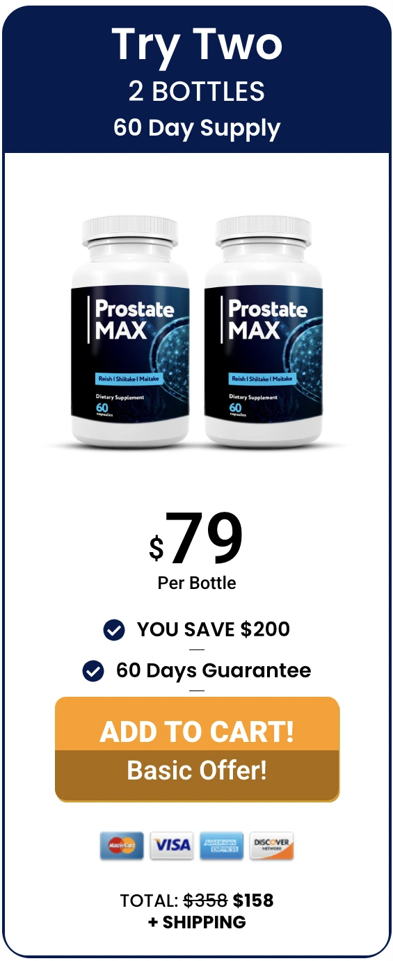 Prostate Max order one bottle